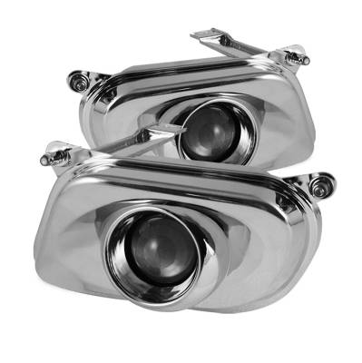 Mercedes-Benz E Class Spyder Projector Fog Lights - Chrome - FL-P-CH-MBW21096-E