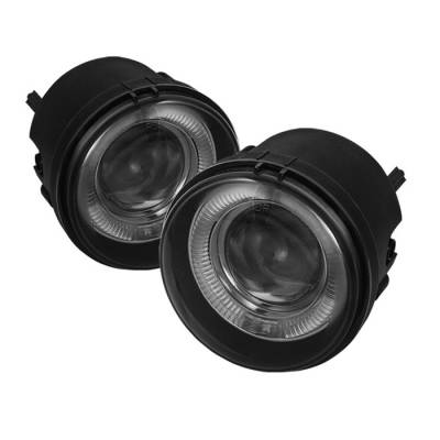 Jeep Patriot Spyder Halo Projector Fog Lights - Smoke - FL-P-DCH05-HL-SM