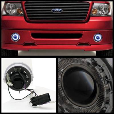 Spyder - Lincoln Mark Spyder Halo Projector Fog Lights - Smoke - FL-P-FF15006-HL-SM - Image 2