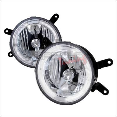 Ford Mustang Spec-D Halo Fog Lights - Clear - LF-MST05H-TM
