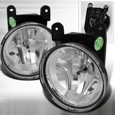 Lincoln Navigator Spec-D OEM Style Fog Lights - Clear - LF-NAV98COEM-APC