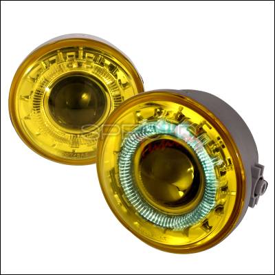 Ford F150 Spec-D Projector Fog Lights - Yellow - LFP-F15006AM-WJ