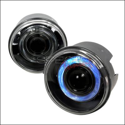 Jeep Grand Cherokee Spec-D Halo Projector Fog Lights - Smoke - LFP-GKEE04HG-WJ