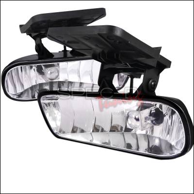 GMC Sierra Spec-D Fog Light Kit - Clear Lens - LF-SIE99COEM-HZ