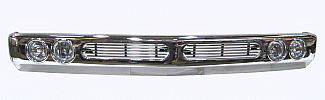 GMC CK Truck Street Scene Chrome Bumper with 4 Lights & 2 Billet Grille - 950-45101