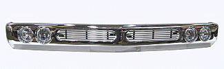 GMC Yukon Street Scene Chrome Bumper with 4 Lights & 2 Billet Grille - 950-45101