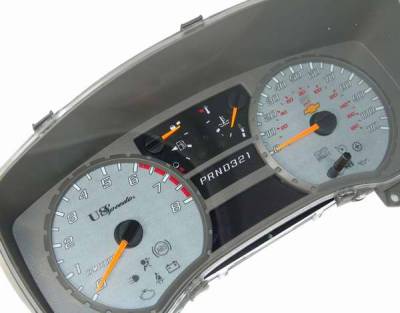 US Speedo Yellow Exotic Color Gauge Face - Displays MPH - Automatic - COL 05 13