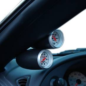 Ford Mustang Speed of Sound Dual Gauge Pillar Black - 81000