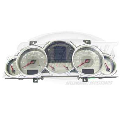 US Speedo Stainless Steel Gauge Face - Displays MPH - No Logo - CAY0501