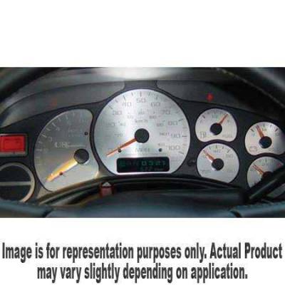 US Speedo Stainless Steel Gauge Face - Displays 100 MPH - Transmission Temperature - CK1000202