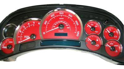 US Speedo - US Speedo Red Exotic Color Gauge Face - Displays 120 MPH - Gas - Transmission Temperature - CK1200445 - Image 2