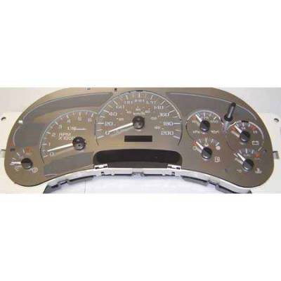 US Speedo Stainless Steel Gauge Face - Displays 180KPH - No Transmission Temperature - CK1800203K