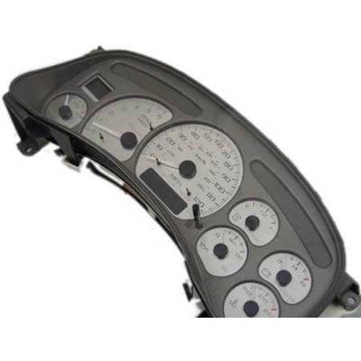 US Speedo Stainless Steel Gauge Face - Displays 120 MPH - Transmission Temperature - DEN12002