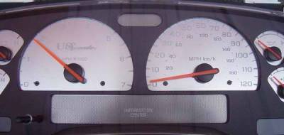 US Speedo Stainless Steel Gauge Face - Displays 7000 RPM - MPH - DUR0301