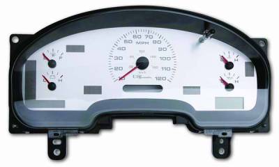 US Speedo Stainless Steel Gauge Face - Displays MPH - No Tachometer - F1500402