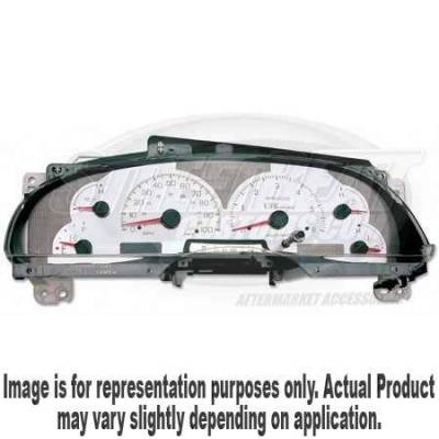 US Speedo Stainless Steel Gauge Face - Displays MPH - Transmission Temperature - F2500305