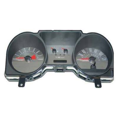 US Speedo Stainless Steel Gauge Face - Displays 120 MPH - 6 Gauge - MUS050602