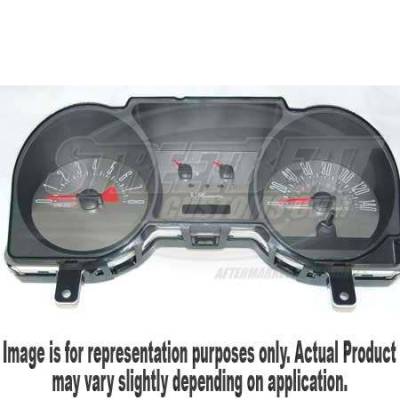 US Speedo Stainless Steel Gauge Face - Displays 140 MPH - 4 Gauge - MUS050802