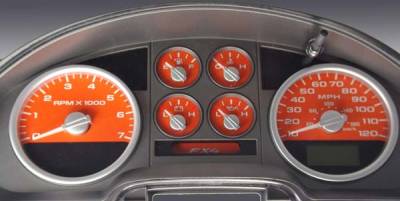 US Speedo Orange Exotic Color Gauge Face - Displays MPH - FX4 04 OR