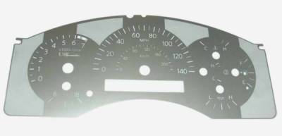 US Speedo Stainless Steel Gauge Face - TIT0501