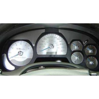 US Speedo Stainless Steel Gauge Face - Displays MPH - TRL0301
