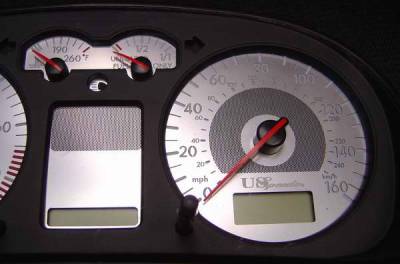 US Speedo Stainless Steel Gauge Face - VWP0201