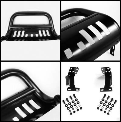 Spyder Auto - Dodge Ram Spyder Bull Bar - Black - BBR-DR-A02G0803-BK - Image 2