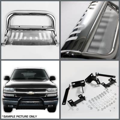 Spyder Auto - Dodge Ram Spyder Bull Bar - Chrome Stainless T-304 - BBR-DR-A02G0817 - Image 2