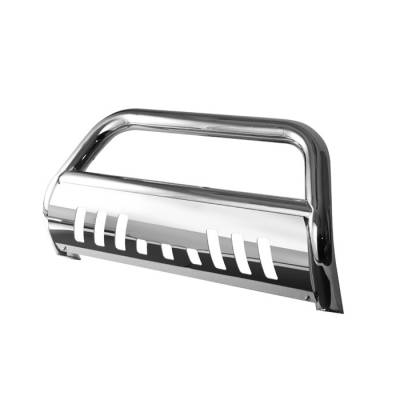 Ford F450 Spyder 3 Inch Bull Bar T-304 Stainless SteelPolished - BBR-FF-A02G0512