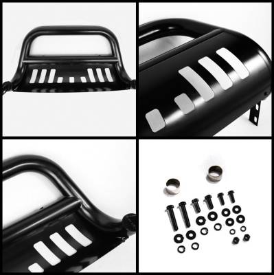 Spyder Auto - Nissan Armada Spyder Bull Bar - Black - BBR-NA-A02G1203-BK - Image 2