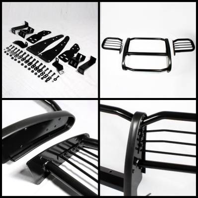 Spyder Auto - GMC Sierra Spyder Grille Guard - Black - GG-GS-A27G0113-BK - Image 2