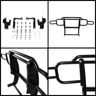 Spyder Auto - Jeep Wrangler Spyder Grille Guard - Black - GG-JW-A07G0908-BK - Image 2