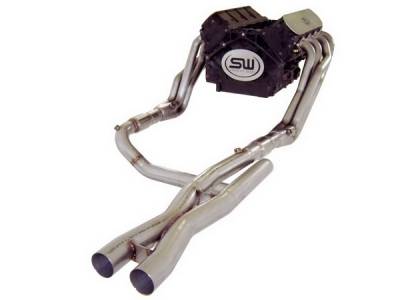 GMC Sierra Stainless Works Exhaust Header - CT09HDRCAT