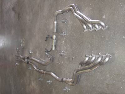 Ford F150 Stainless Works Exhaust Header - FT09HDRCAT