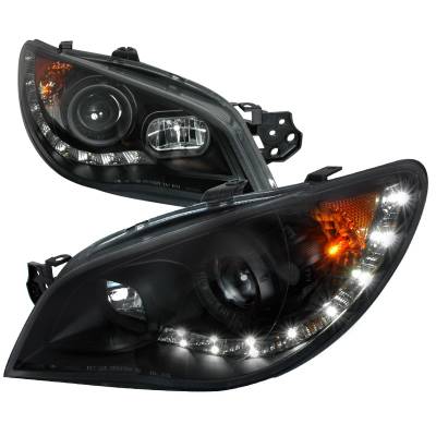 Subaru Impreza Spec-D Black Projector Headlight - 2LHP-WRX06JM-TM