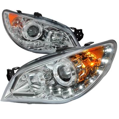 Subaru Impreza Spec-D Chrome Projector Headlight - 2LHP-WRX06-TM