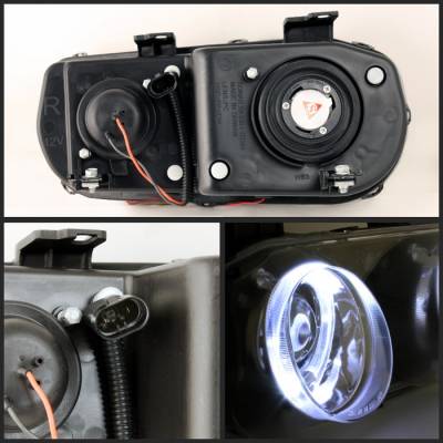 Spyder - Acura Integra Spyder Projector Headlights - LED Halo - Chrome - 444-AI94-HL-C - Image 2