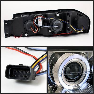 Spyder - Chevrolet Impala Spyder Projector Headlights - LED Halo - LED - Chrome - 444-CHIP00-HL-C - Image 2