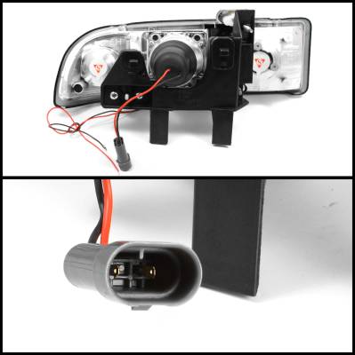 Spyder - Chevrolet Blazer Spyder Projector Headlights - LED Halo - Black - 444-CS1098-BK - Image 2