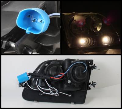 Spyder - Ford Expedition Spyder Projector Headlights - Black - 444-FF15097-BK - Image 2