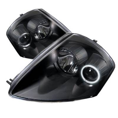 Spyder - Mitsubishi Eclipse Spyder Projector Headlights - LED Halo - Black - 444-ME00-CCFL-BK - Image 1
