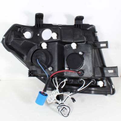 Spyder - Nissan Frontier Spyder Projector Headlights - CCFL Halo - LED - Chrome - 444-NF05-CCFL-C - Image 2