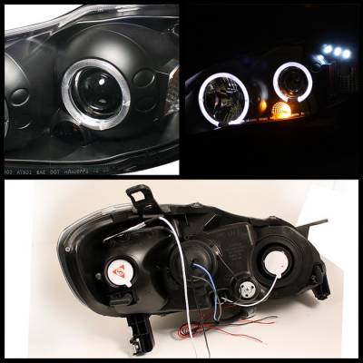 Spyder - Toyota Corolla Spyder Projector Headlights - LED Halo - LED - Black - 444-TC03-HL-BK - Image 2