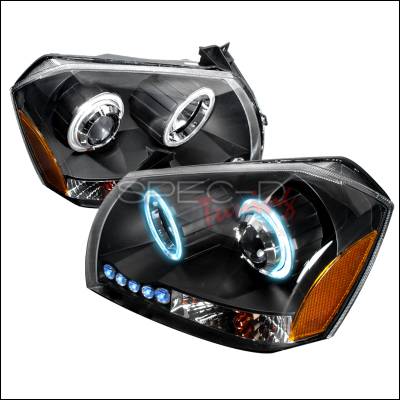 Dodge Magnum Spec-D CCFL Halo Projector Headlights - Black - 4LHP-MAG05JM-KS
