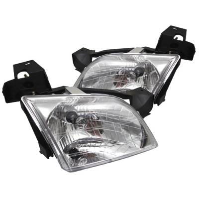 Chevrolet Venture Spyder Crystal Headlights - Chrome - HD-JH-CV97-C