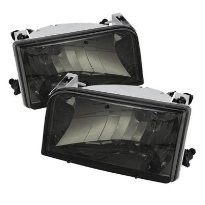 Ford F150 Spyder Crystal Headlights - Smoke - HD-JH-FB92-SM
