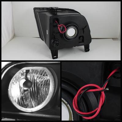 Spyder - Ford Mustang Spyder LED Crystal Headlights - Black - HD-JH-FM05-LED-BK - Image 2