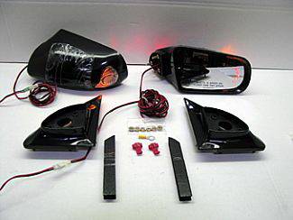 Chevrolet Tahoe Street Scene Cal Vu Manual Mirrors with Front & Rear Signals Kit - 950-25110
