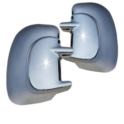 Ford F350 Superduty Spyder Triple Chrome Mirror Cover - CA-MC-FF35099-NS