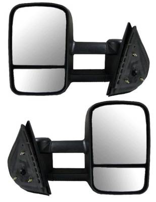 Chevrolet Silverado Suvneer Standard Extended Power & Heated Towing Mirrors with Split Glass - Left & Right Side - CVE6-9410-E0